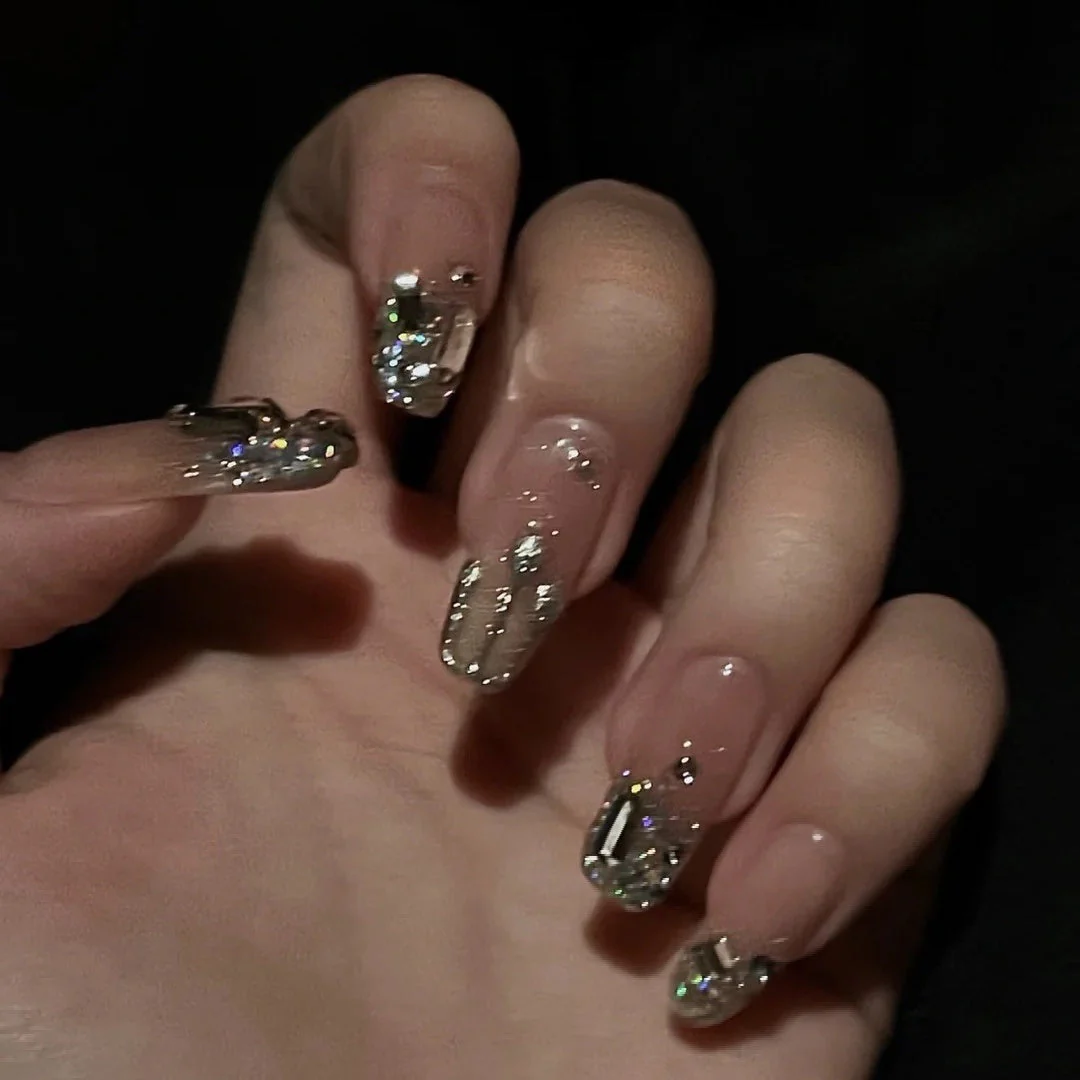 Wear Tip Three-dimensional Water Drop Handmade Nail Sticker - Image 5