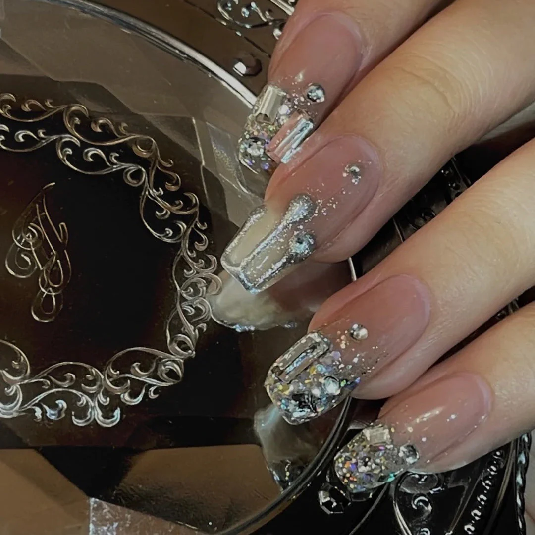 Wear Tip Three-dimensional Water Drop Handmade Nail Sticker - Image 7