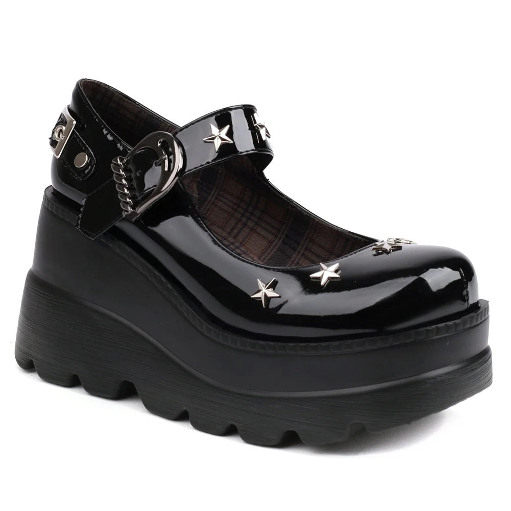 Wedge Heel Flats Shoes - Image 4