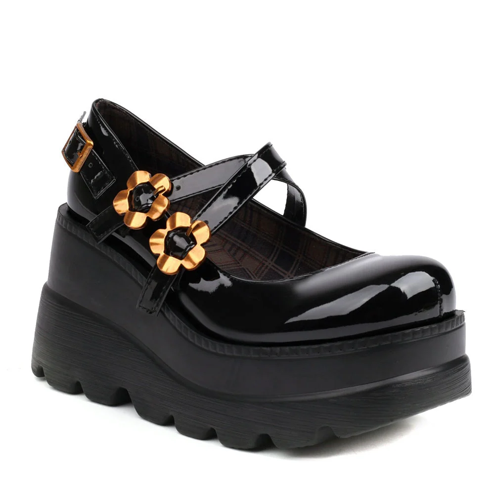 Wedge Heel Flats Shoes - Image 5