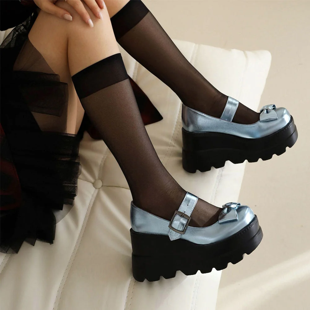 Wedge Heel Flats Shoes - Image 65
