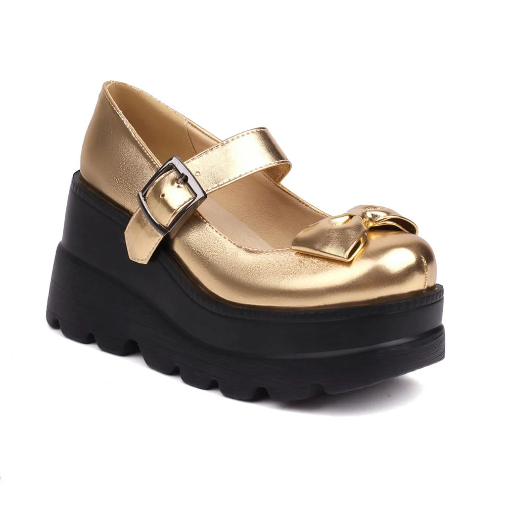 Wedge Heel Flats Shoes - Image 7