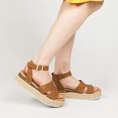 Wedge Sandals Platform Espadrilles - Image 5