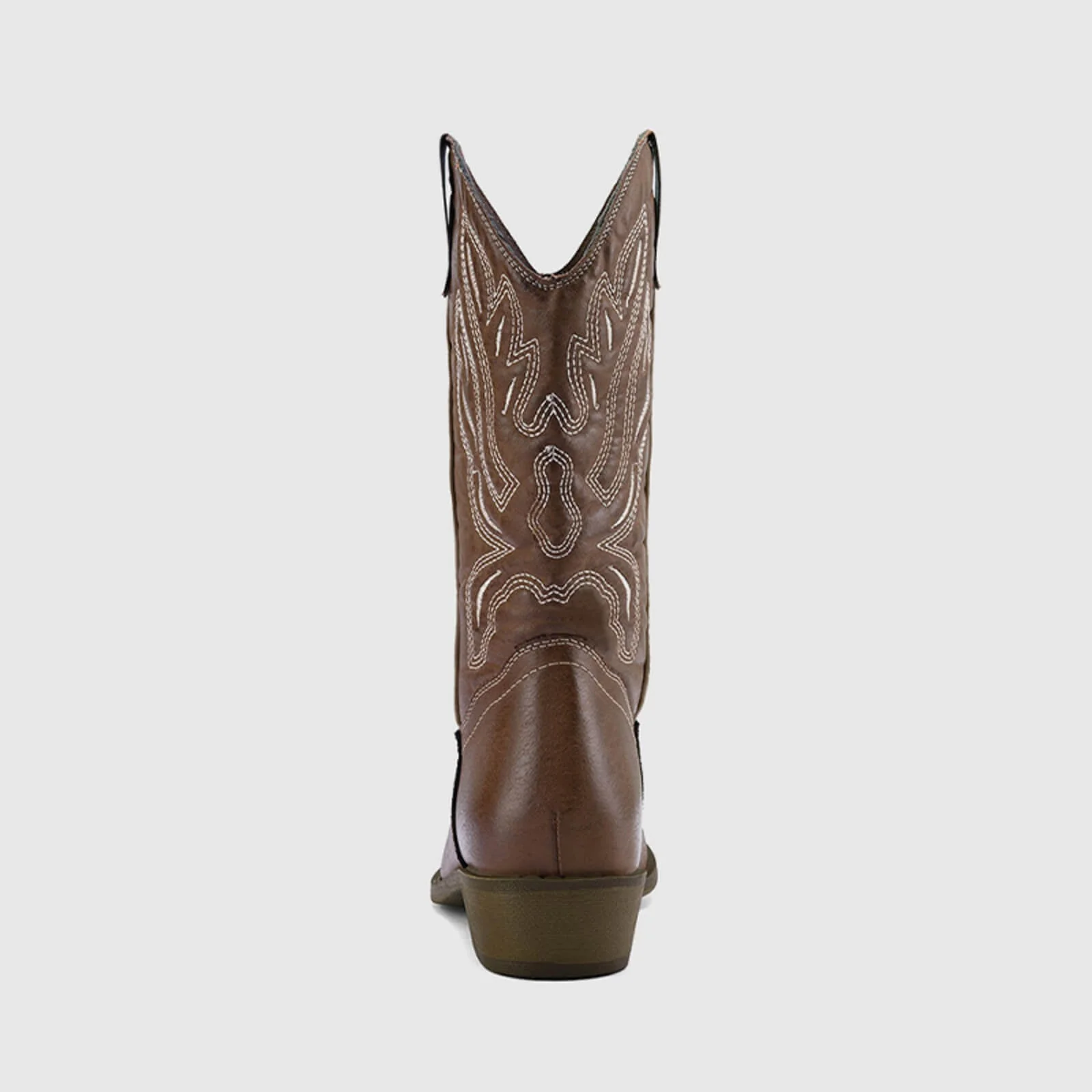 Western Cowboy Boots Embroidered Mid-Calf Pointed Toe Cowgirl Booties - Image 3