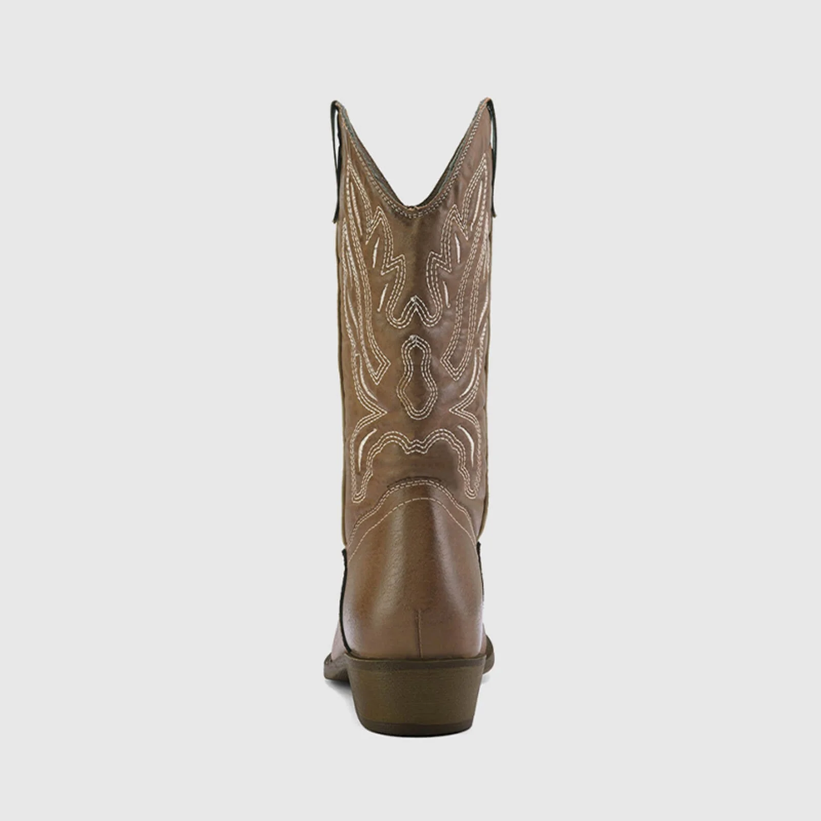 Western Cowboy Boots Embroidered Mid-Calf Pointed Toe Cowgirl Booties - Image 9