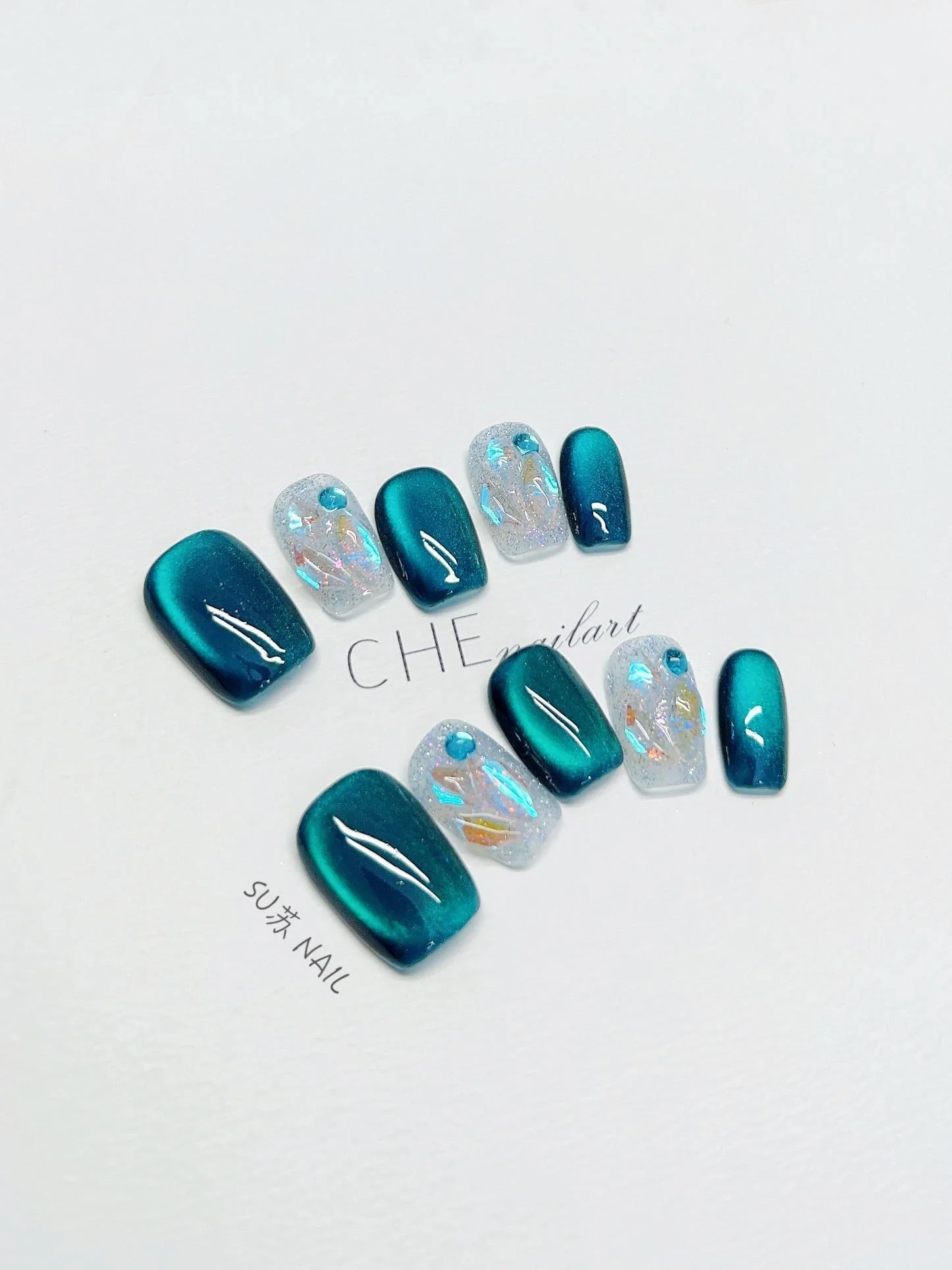 White Finished Product Nail Sticker - Image 5