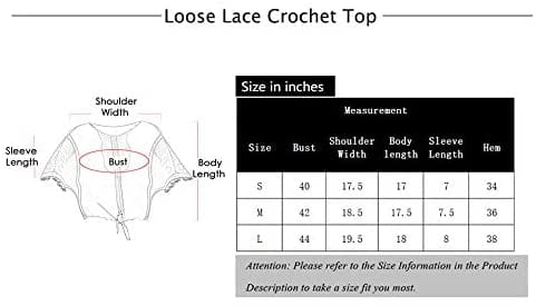 White Lace Crochet Blouse Tie Knot Top - Image 7