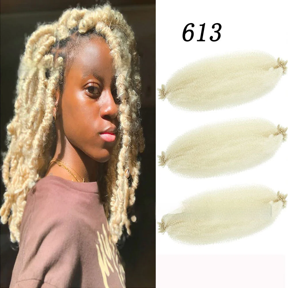 Wig Crochet Hair Springy Afro Twist Hair Chemical Fiber Wig Dreadlocks - Image 11