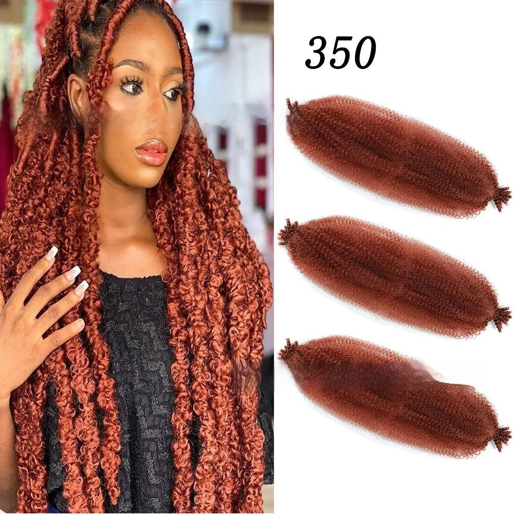 Wig Crochet Hair Springy Afro Twist Hair Chemical Fiber Wig Dreadlocks - Image 12
