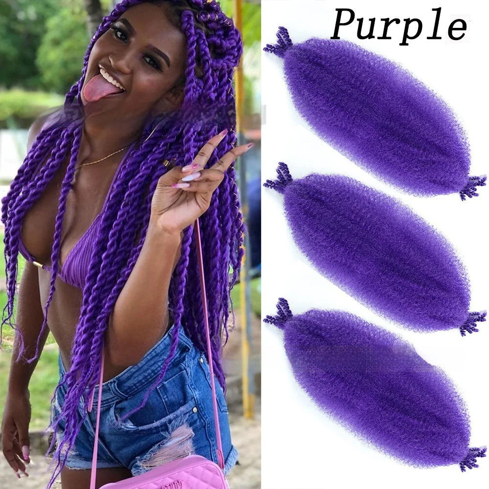Wig Crochet Hair Springy Afro Twist Hair Chemical Fiber Wig Dreadlocks - Image 14