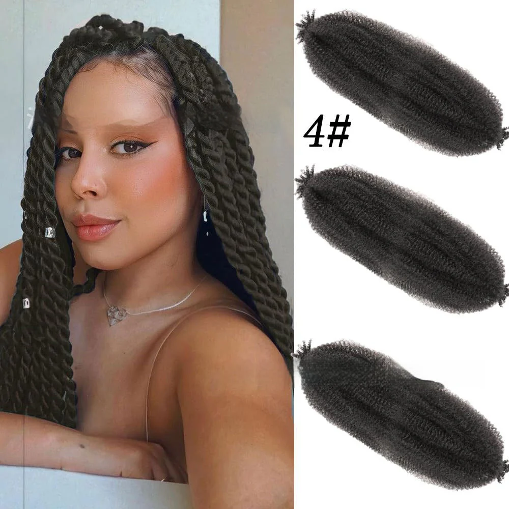 Wig Crochet Hair Springy Afro Twist Hair Chemical Fiber Wig Dreadlocks - Image 8