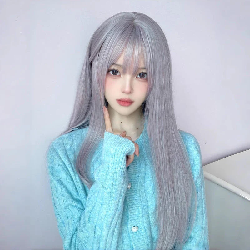 Wig Female Natural Full-head Wig Style Fluffy Long Straight Hair - Image 11