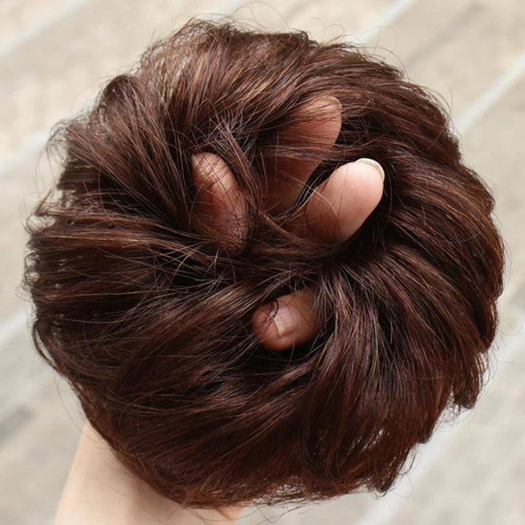 Wig Hair Band Bun Hair Band Fluffy Matte Simulation - Image 4