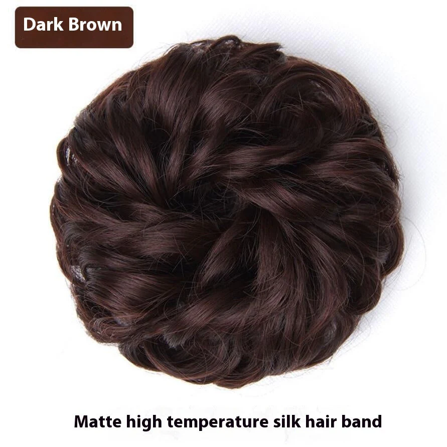 Wig Hair Band Bun Hair Band Fluffy Matte Simulation - Image 8