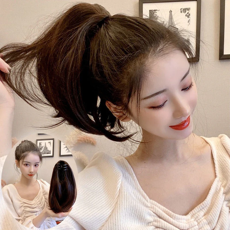 Wig Ponytail Clip-on Short Inner Buckle