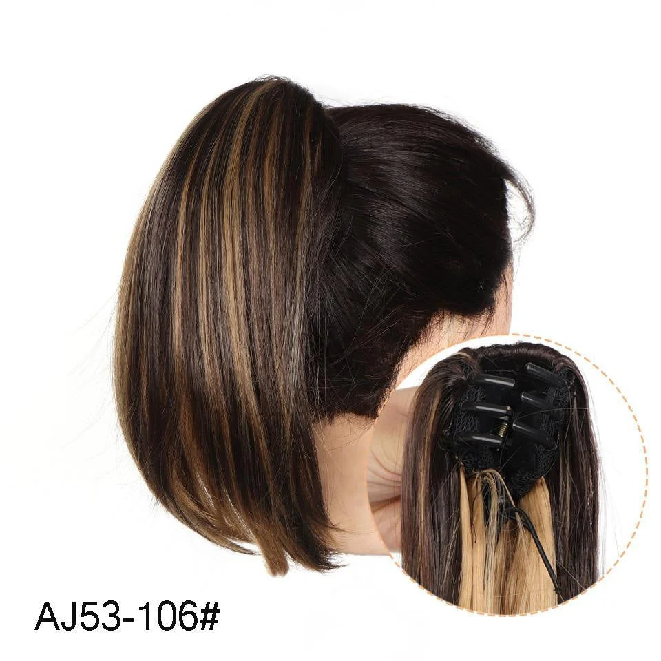 Wig Ponytail Clip-on Short Inner Buckle - Image 14