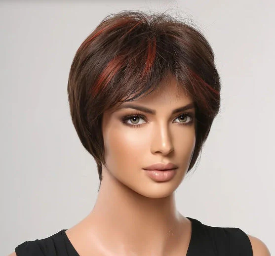 Wig Short Hair Natural Full-head Wig Style - Image 6