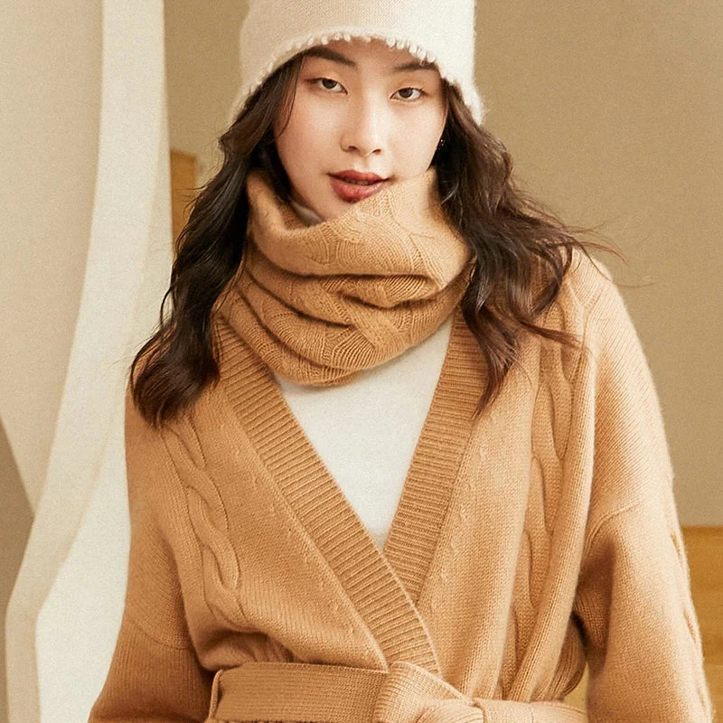 Winter Cashmere Ring Scarf - Image 10