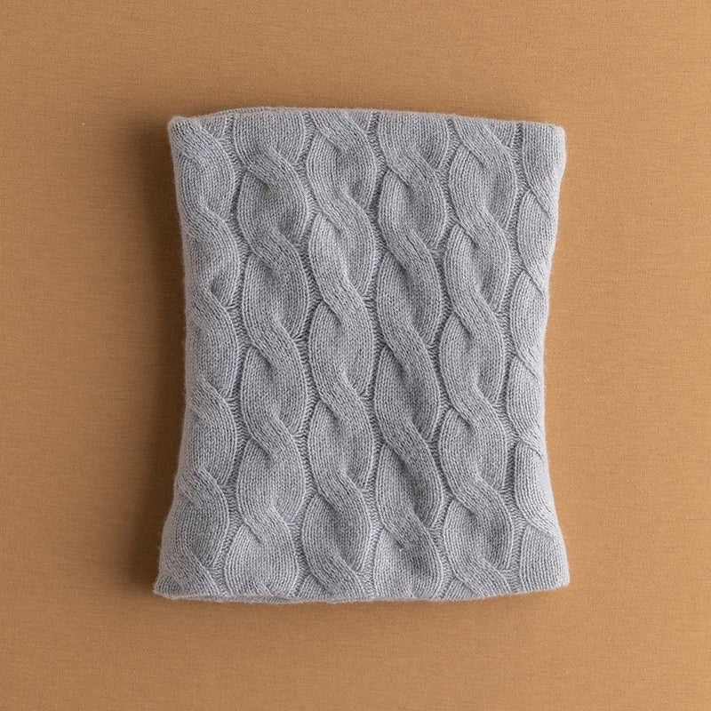 Winter Cashmere Ring Scarf - Image 4