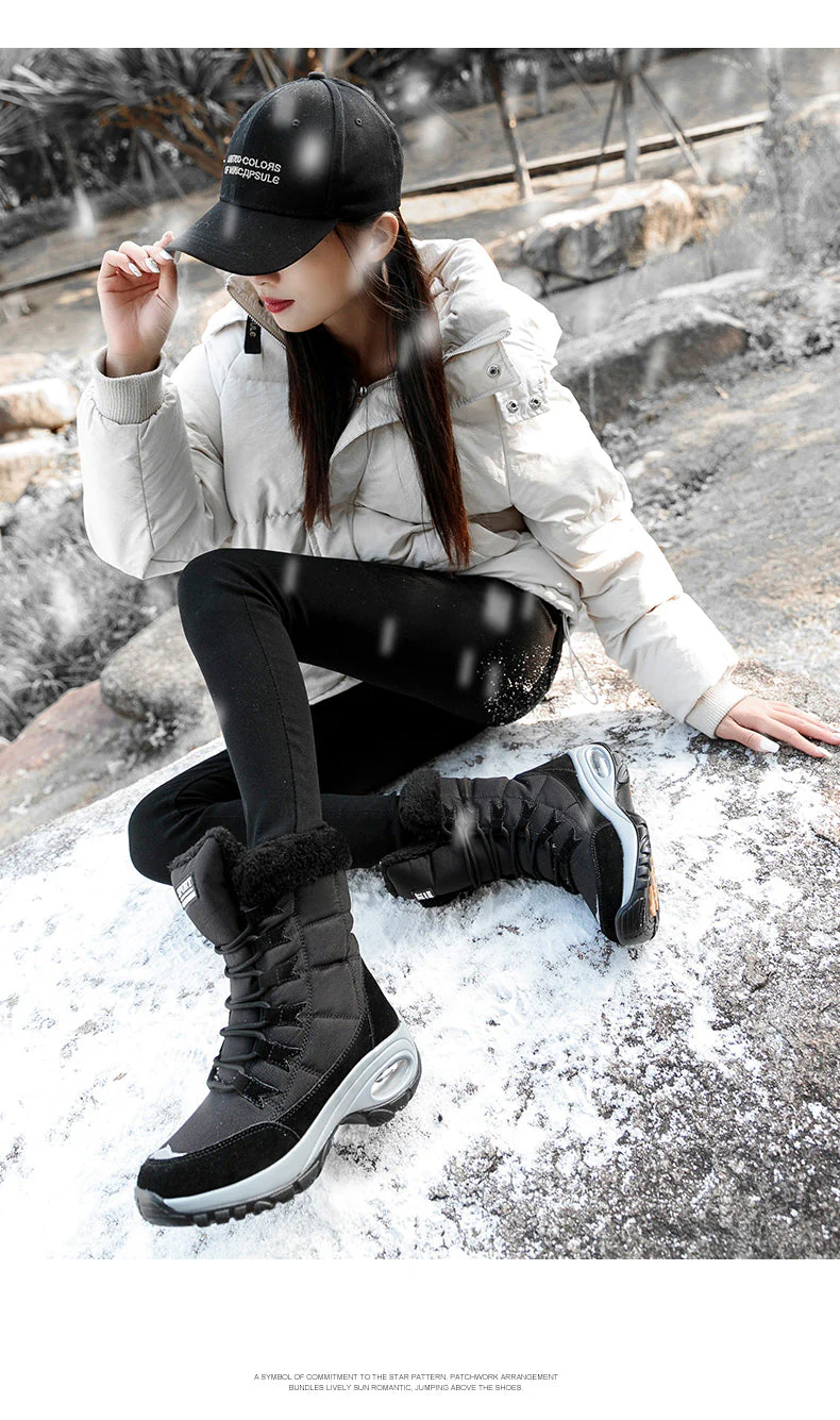 Winter Mid-Calf Snow Boots - Image 10