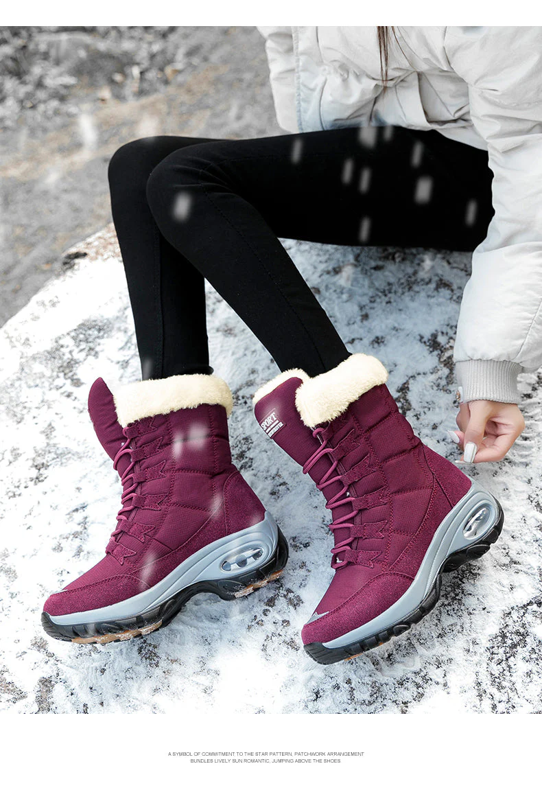 Winter Mid-Calf Snow Boots - Image 21