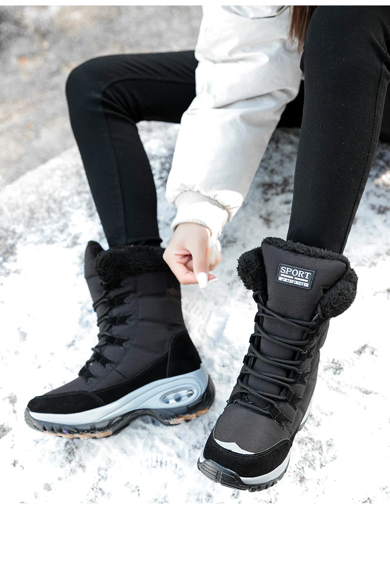 Winter Mid-Calf Snow Boots - Image 3