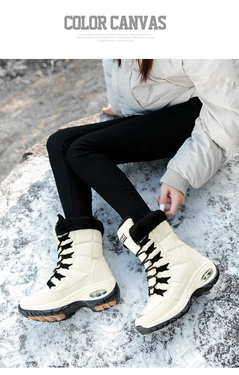 Winter Mid-Calf Snow Boots - Image 30