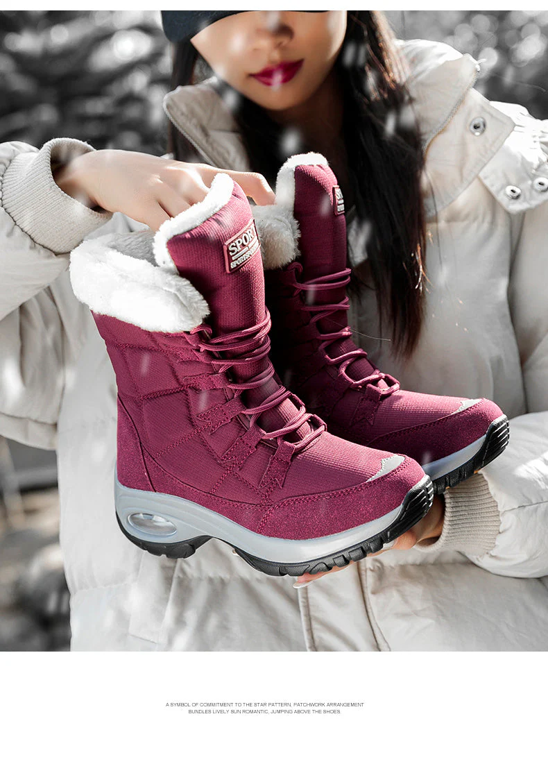 Winter Mid-Calf Snow Boots - Image 31
