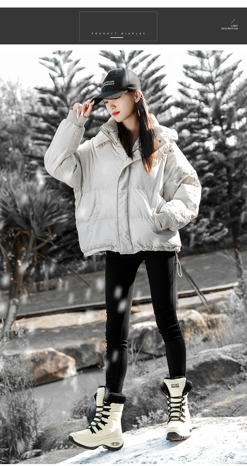 Winter Mid-Calf Snow Boots - Image 34
