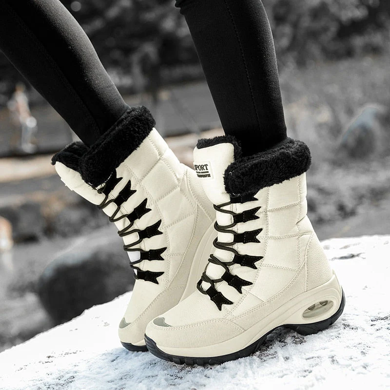Winter Mid-Calf Snow Boots - Image 4
