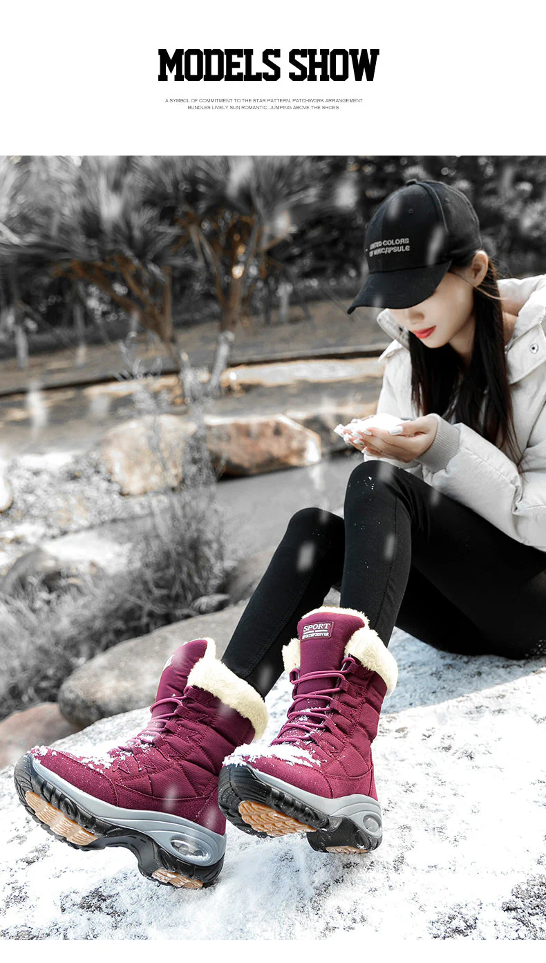 Winter Mid-Calf Snow Boots - Image 8