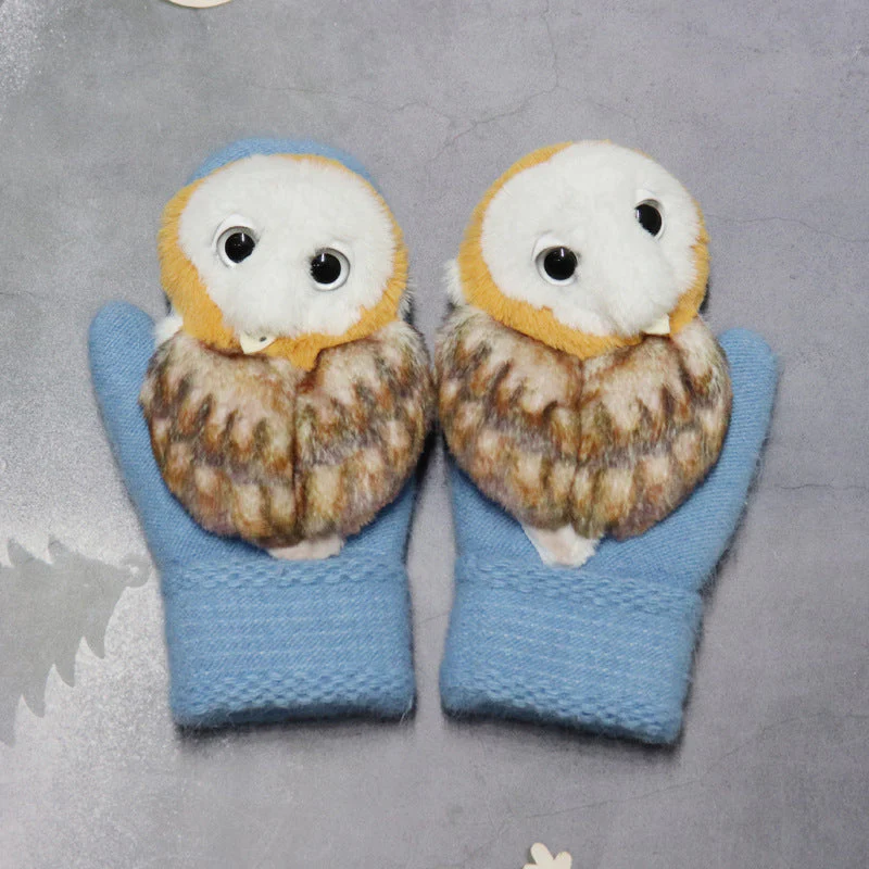 Winter Plush Cartoon Animal Gloves - Image 26