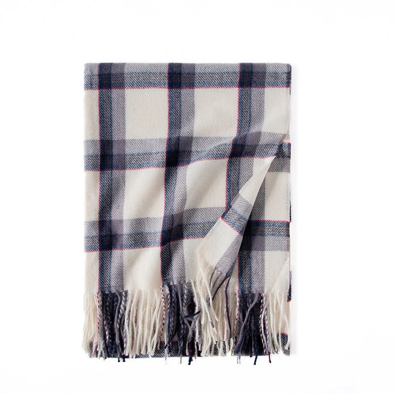 Winter Preppy Plaid Scarf - Image 2