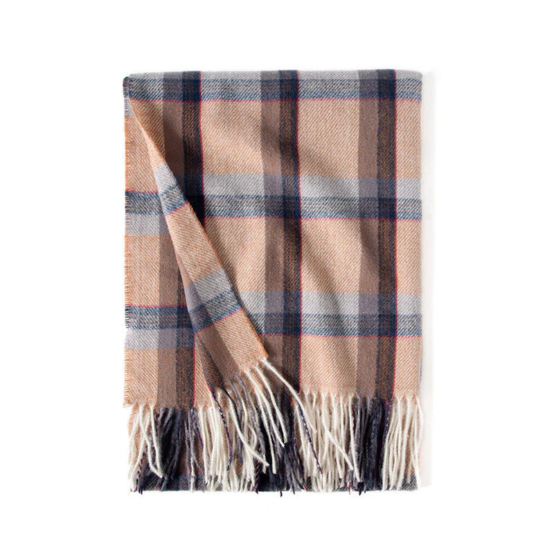 Winter Preppy Plaid Scarf - Image 4