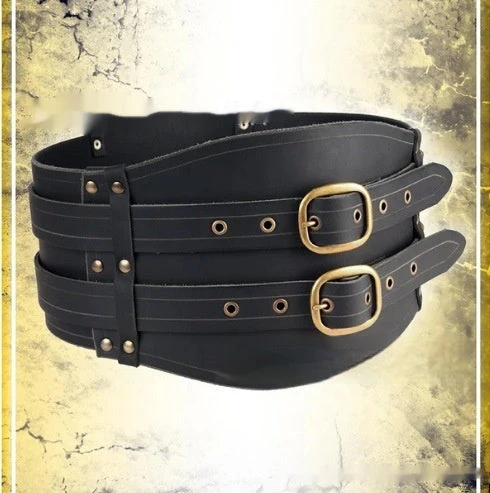 Wish Halloween Christmas Medieval Knight Belt Retro Wide Belt Belt Props Accessories - Image 3