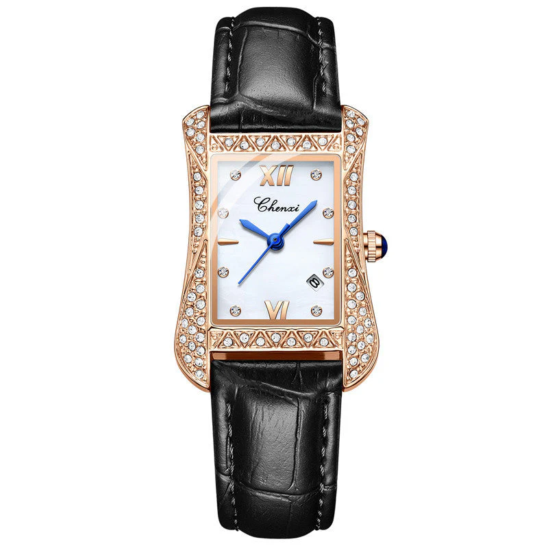 Women Wrist Watch CHENXI Brand Irregular Dial Diamond - Image 4
