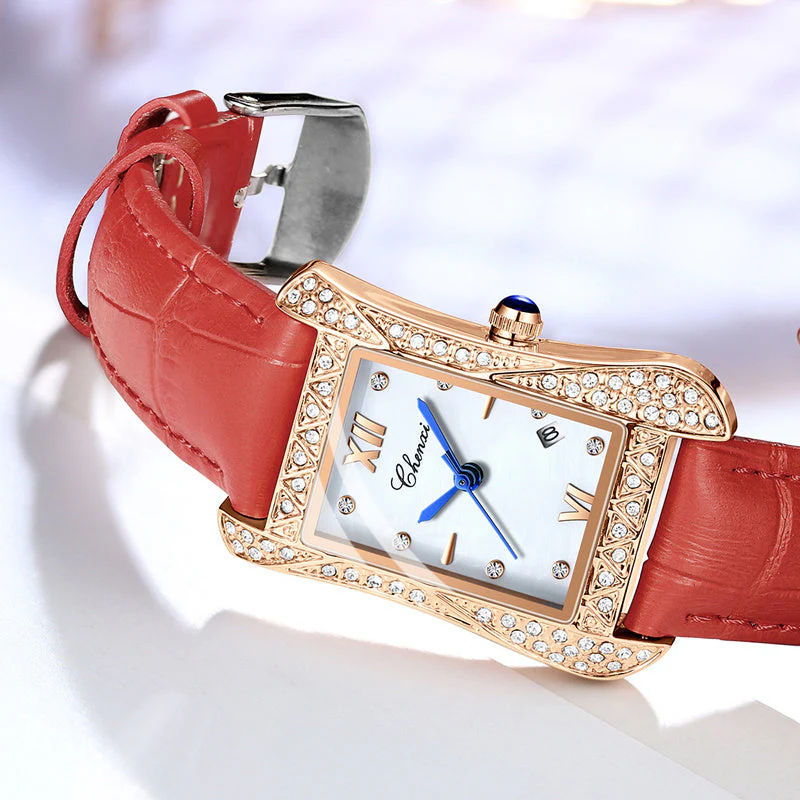 Women Wrist Watch CHENXI Brand Irregular Dial Diamond - Image 5