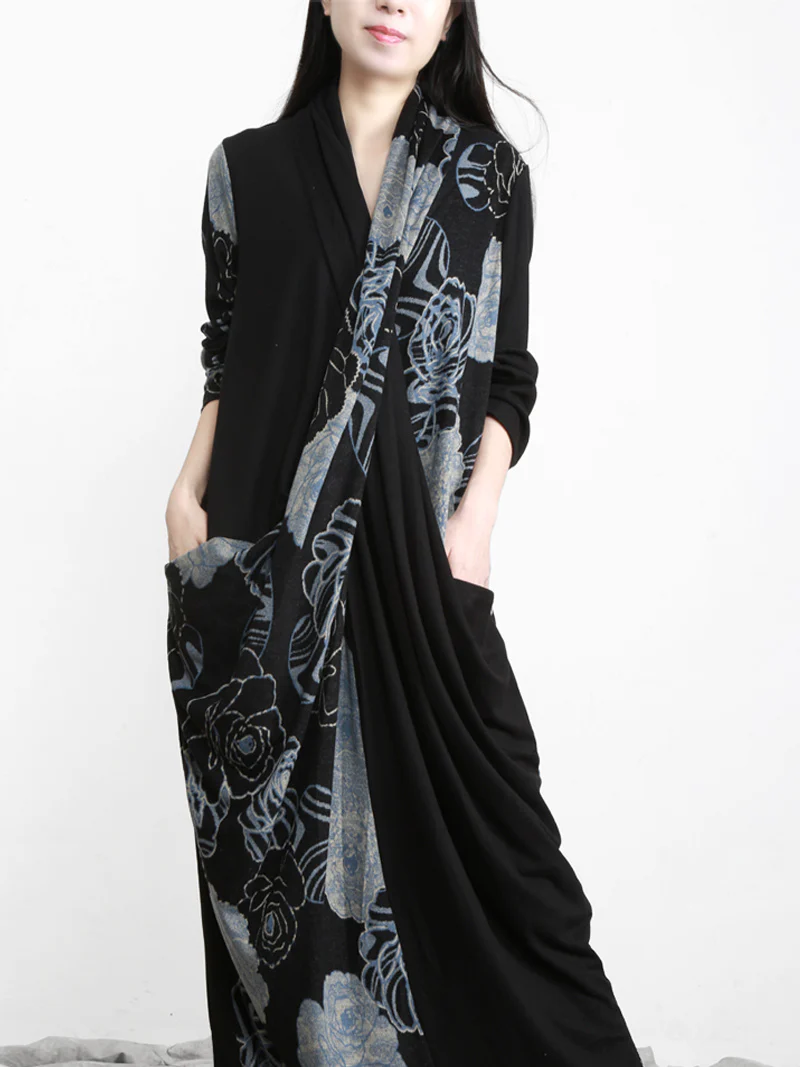 skirt v-neck long beautiful maxi dress - Image 3