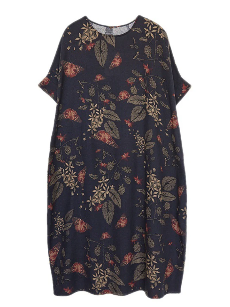 Short Puff Sleeve,Smocked Waist Fit and Flare Dress - Image 2