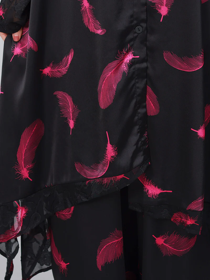 Women Cardigan Wide-leg Pants and Co-ords Dress - Image 4