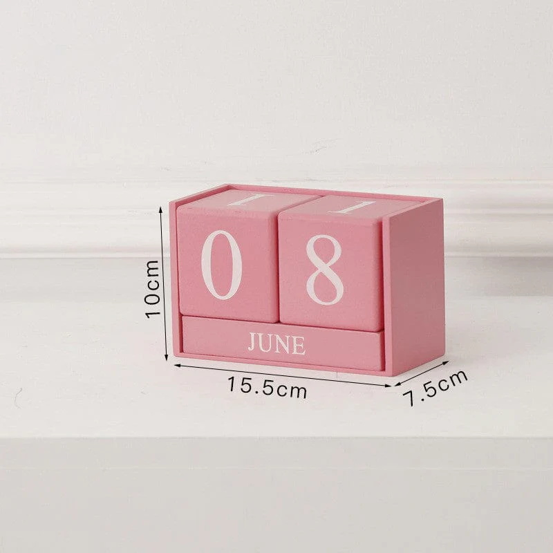 Wooden Desk Block Calendar - Image 5