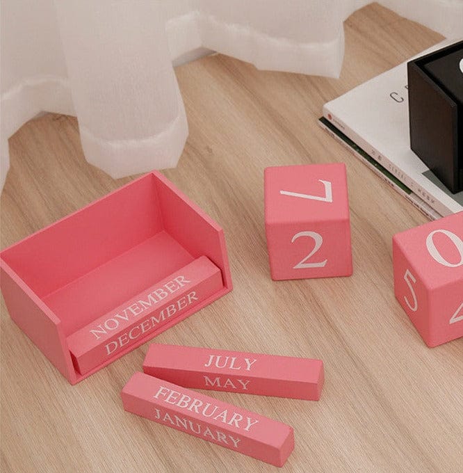 Wooden Desk Block Calendar - Image 6