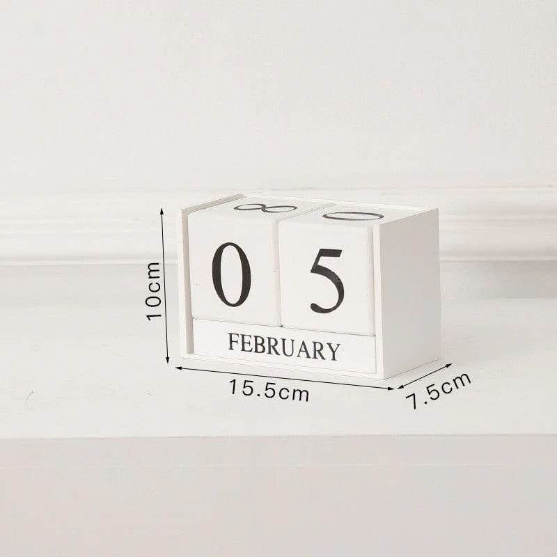 Wooden Desk Block Calendar - Image 7