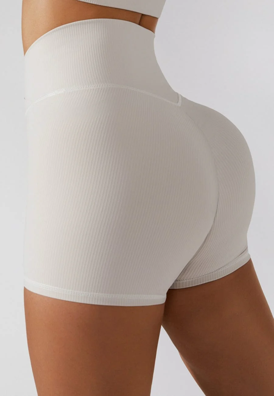 Wrap High Rise Workout Shorts - Image 12