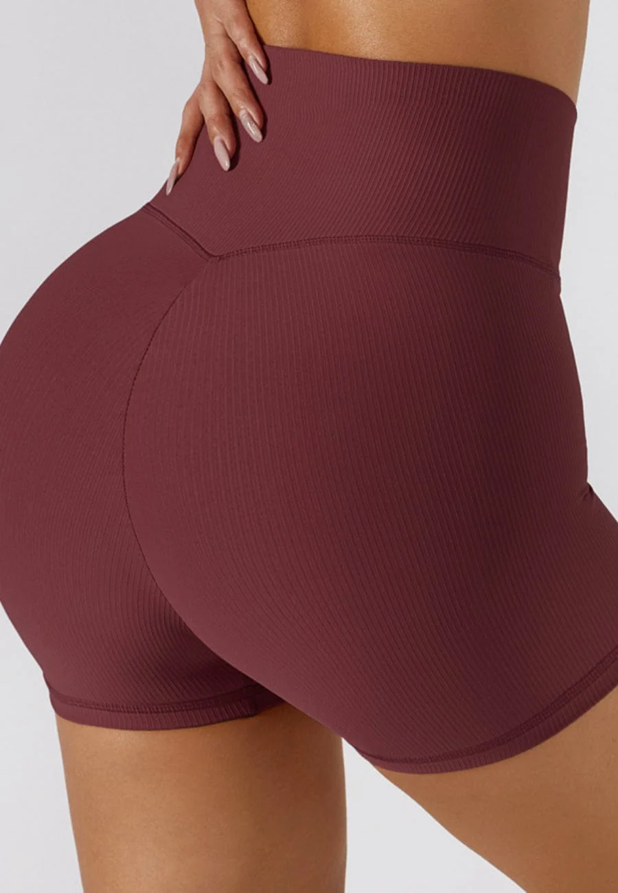 Wrap High Rise Workout Shorts - Image 19