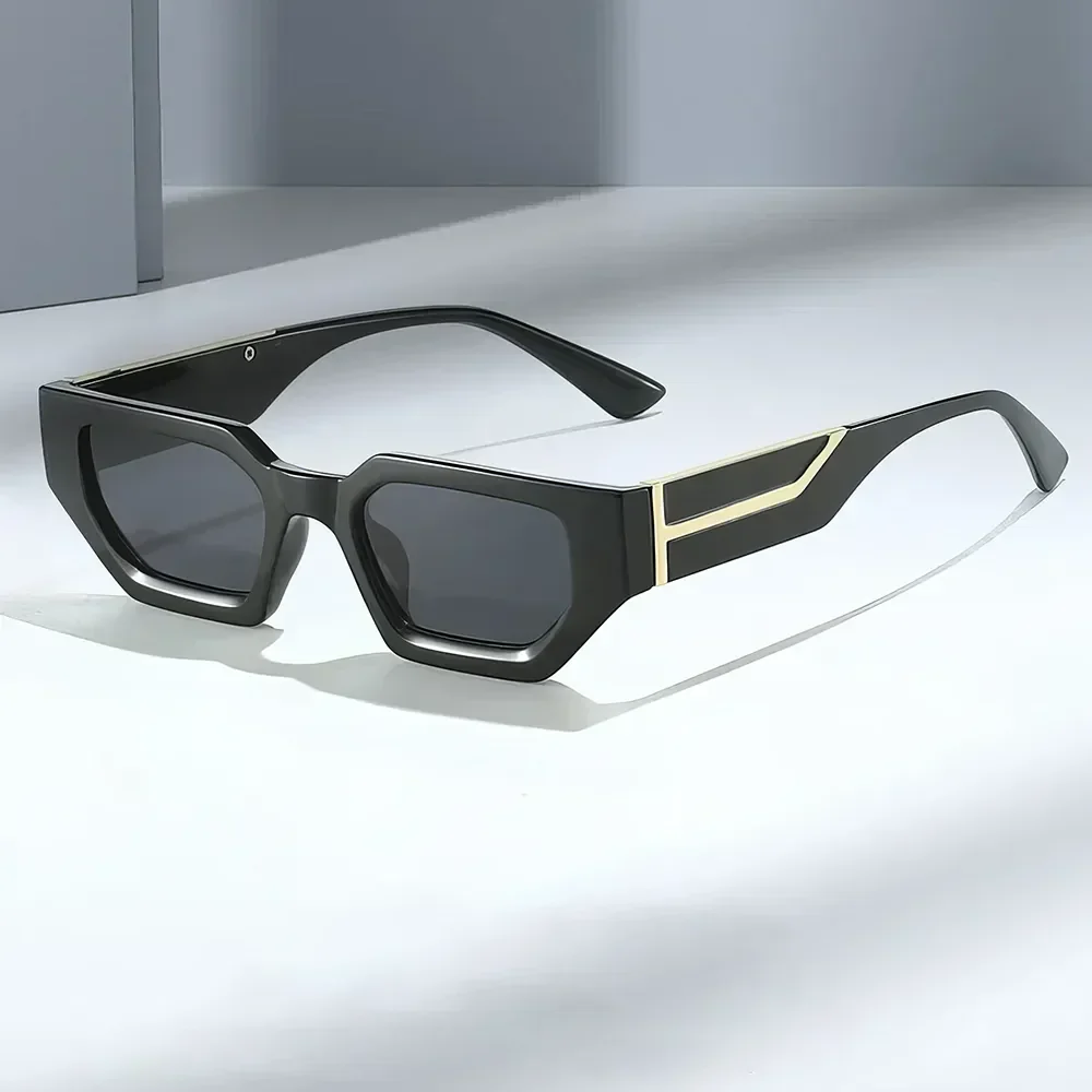 Wrap Sunglasses with Gradient Lens - Image 10
