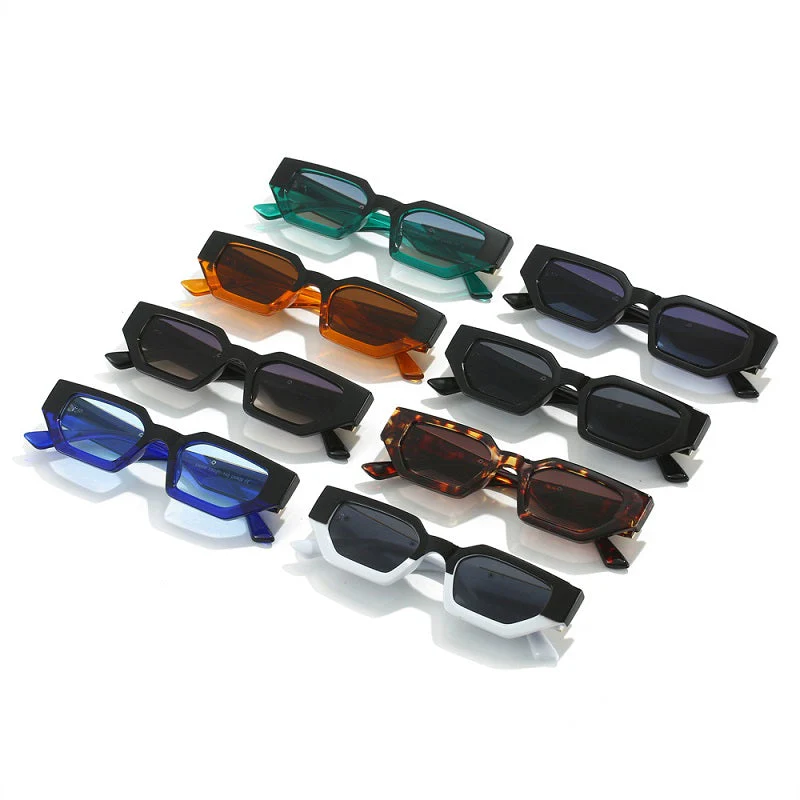 Wrap Sunglasses with Gradient Lens - Image 11