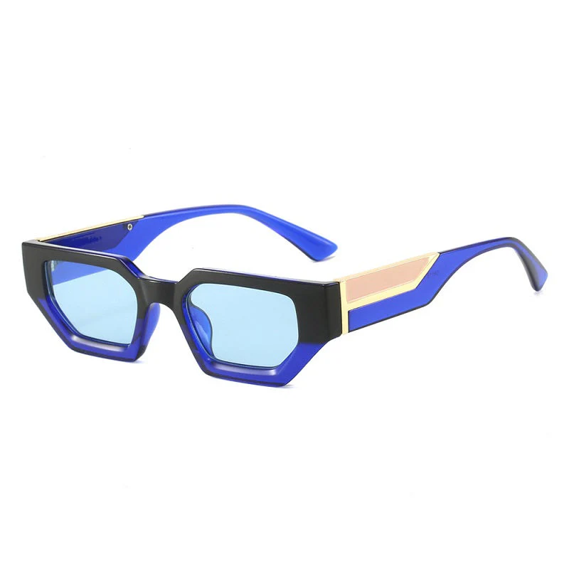 Wrap Sunglasses with Gradient Lens - Image 14