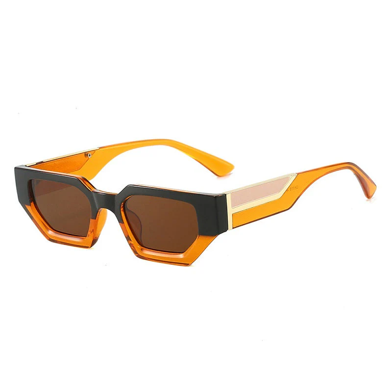 Wrap Sunglasses with Gradient Lens - Image 2