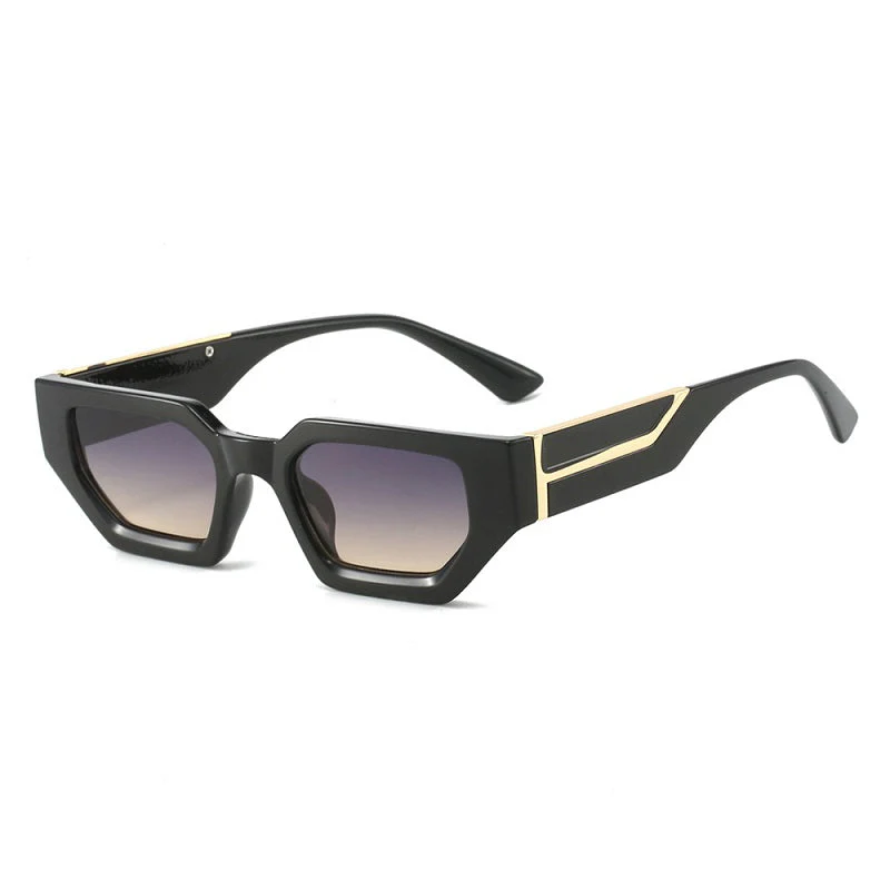 Wrap Sunglasses with Gradient Lens - Image 7